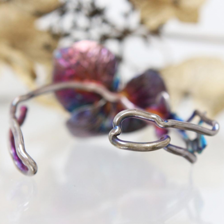 Браслет в серебре Fleur de Magique, Гортензия , фото 3